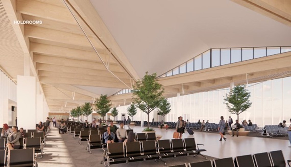 Concourse A interior